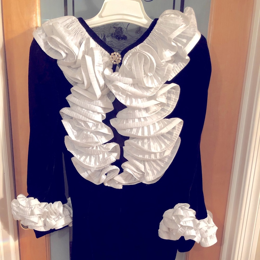 Julie Duroche After Five Velvet Dress